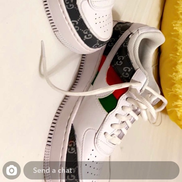 gucci air force ones
